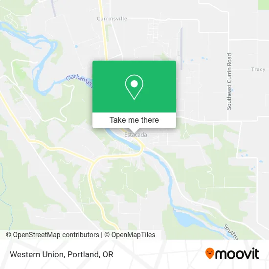 Western Union map