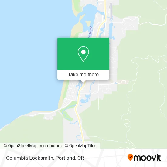 Columbia Locksmith map