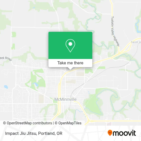 Impact Jiu Jitsu map
