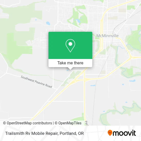 Trailsmith Rv Mobile Repair map