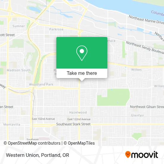 Western Union map