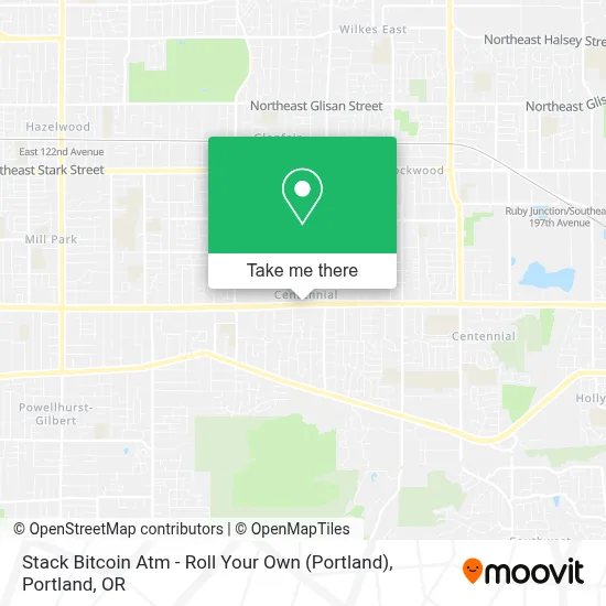 Stack Bitcoin Atm - Roll Your Own (Portland) map