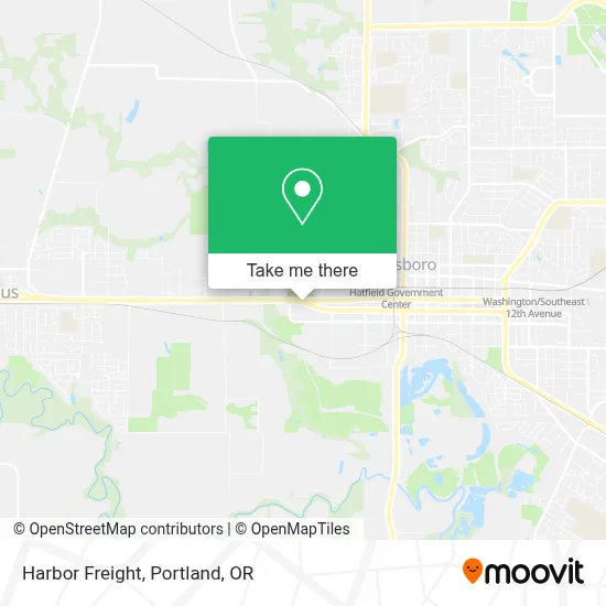 Harbor Freight map