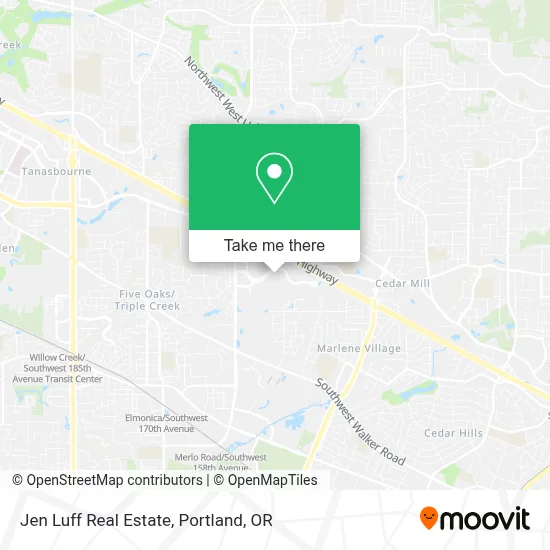 Jen Luff Real Estate map