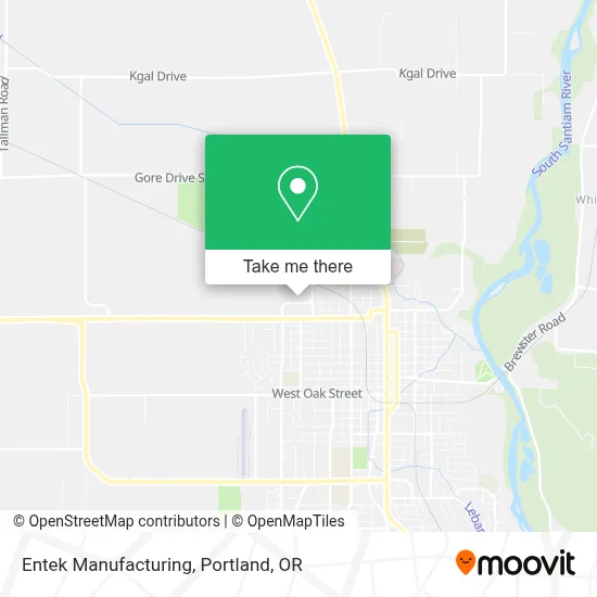Entek Manufacturing map