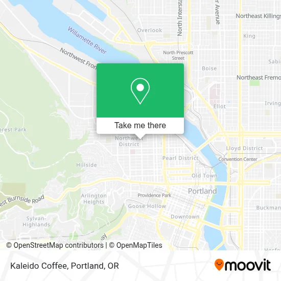 Kaleido Coffee map