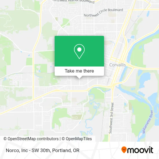 Norco, Inc - SW 30th map