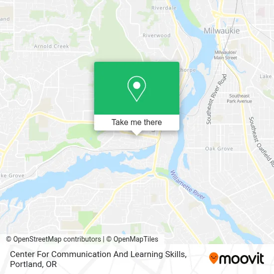 Center For Communication And Learning Skills map