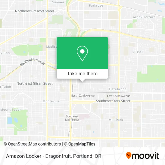 Amazon Locker - Dragonfruit map