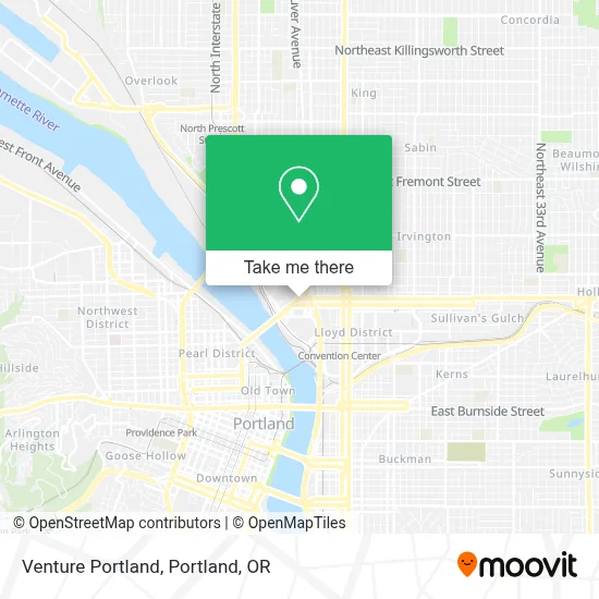 Venture Portland map