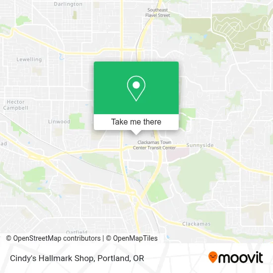 Cindy's Hallmark Shop map