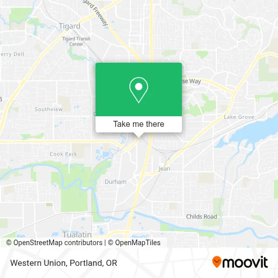Western Union map