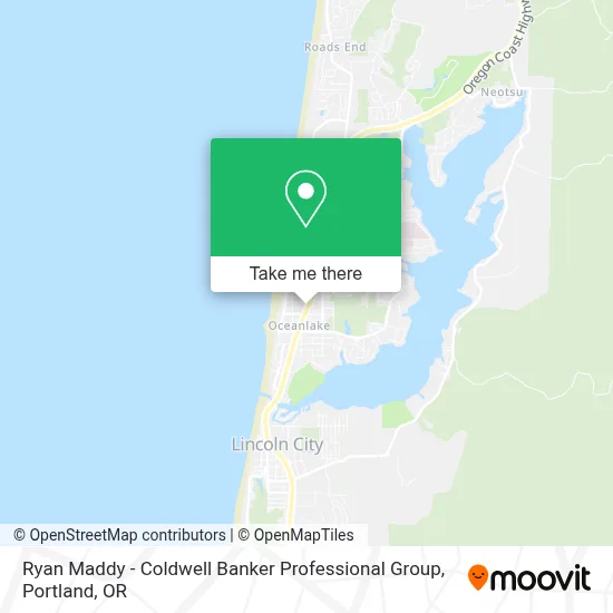 Ryan Maddy - Coldwell Banker Professional Group map