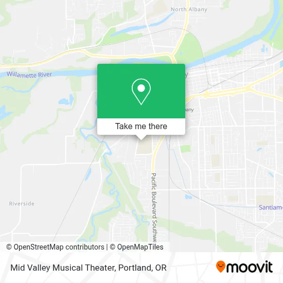 Mid Valley Musical Theater map