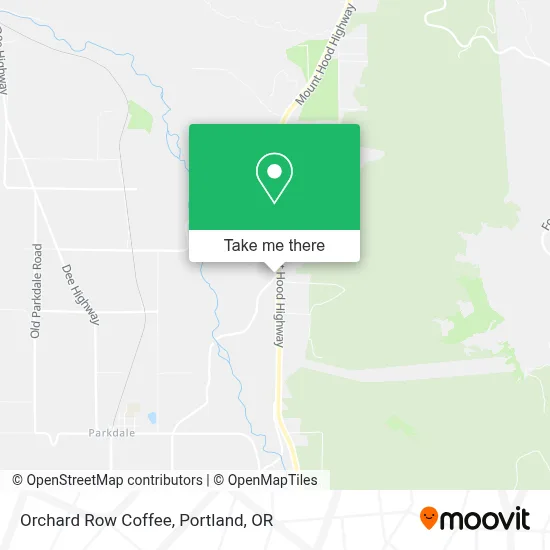 Orchard Row Coffee map