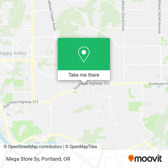 Mega Store Sy map