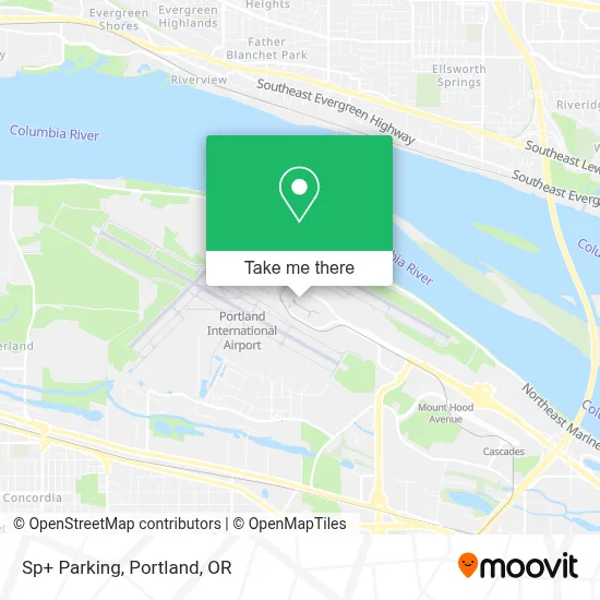 Sp+ Parking map