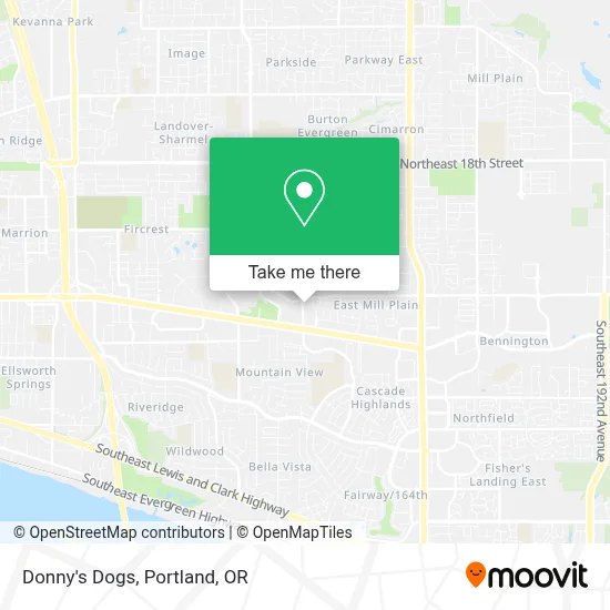 Donny's Dogs map