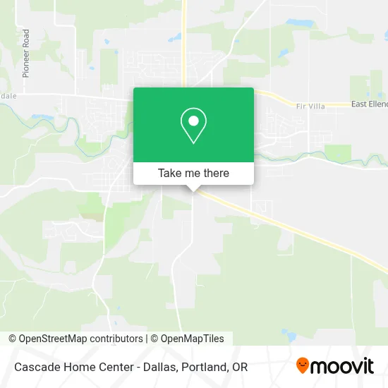 Cascade Home Center - Dallas map