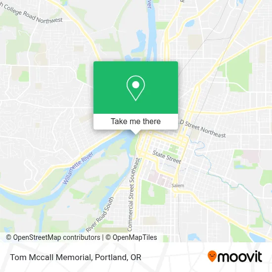 Tom Mccall Memorial map