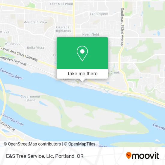 E&S Tree Service, Llc map