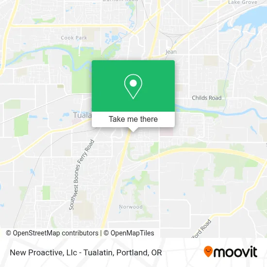 New Proactive, Llc - Tualatin map