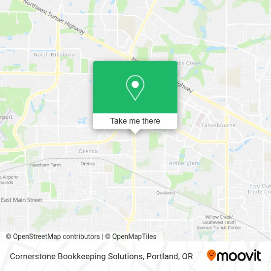 Cornerstone Bookkeeping Solutions map