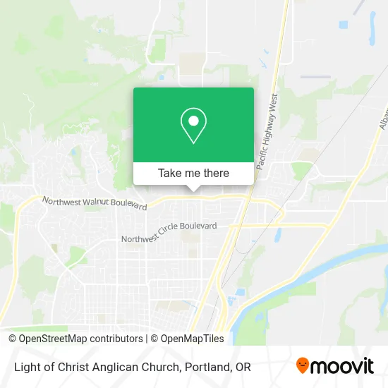 Light of Christ Anglican Church map