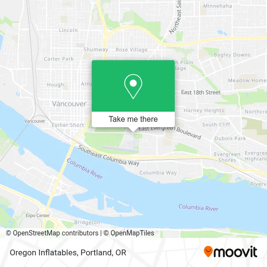 Oregon Inflatables map