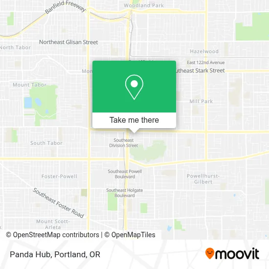 Panda Hub map