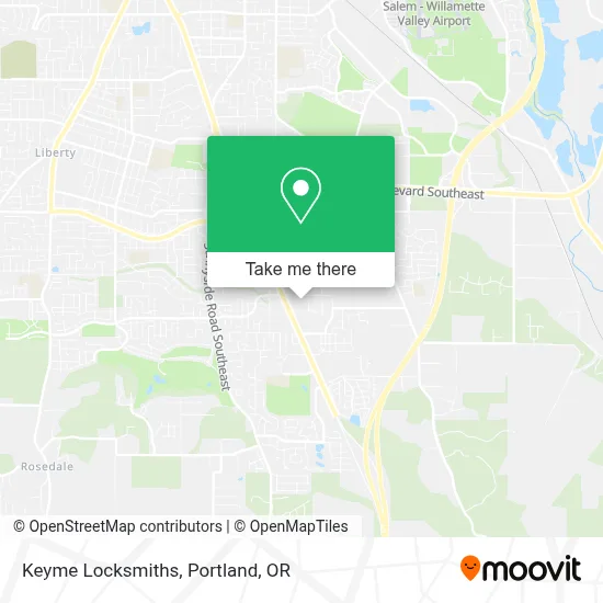 Keyme Locksmiths map