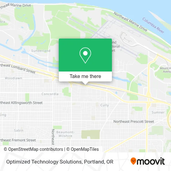 Optimized Technology Solutions map
