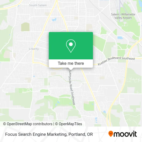 Focus Search Engine Marketing map