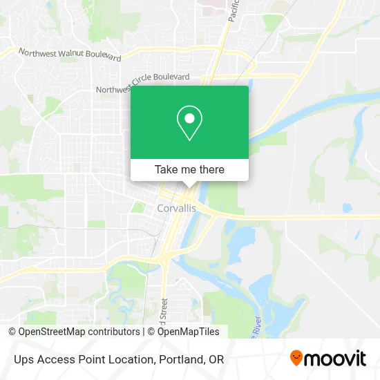 Ups Access Point Location map