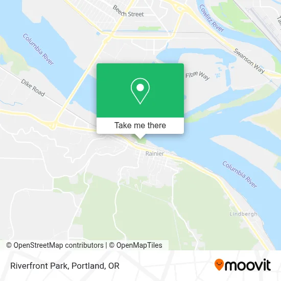 Riverfront Park map