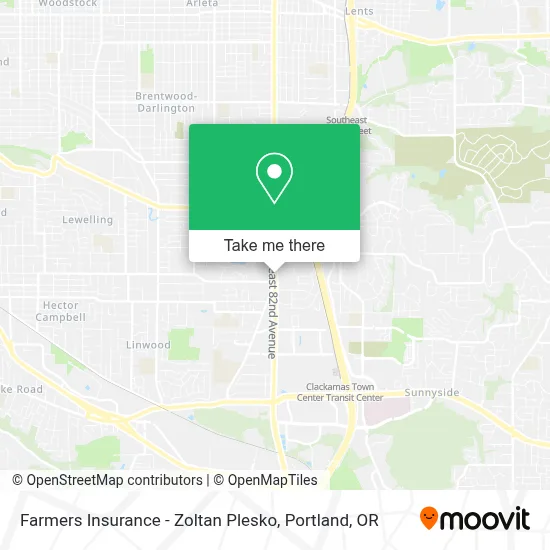 Farmers Insurance - Zoltan Plesko map