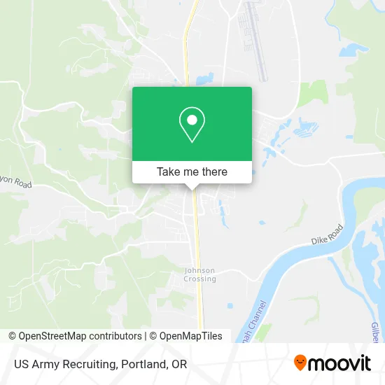US Army Recruiting map