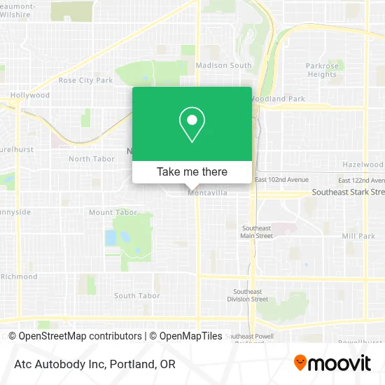 Atc Autobody Inc map
