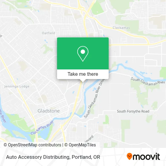 Auto Accessory Distributing map