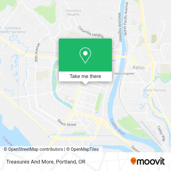 Treasures And More map