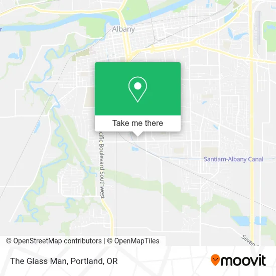 The Glass Man map