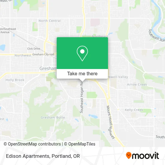 Edison Apartments map