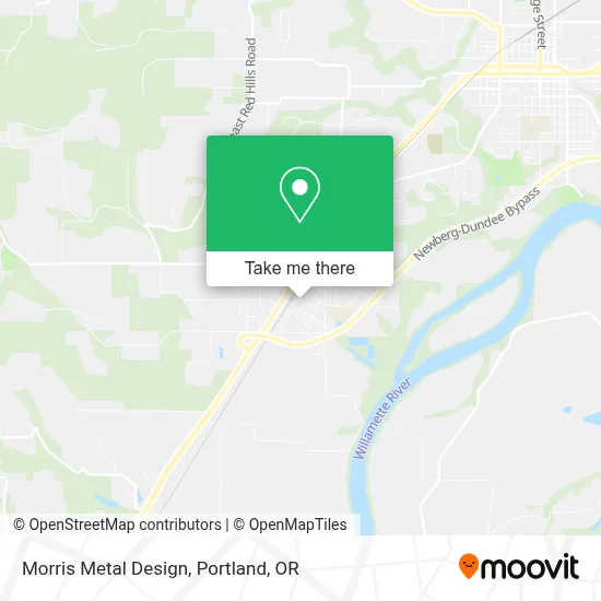 Morris Metal Design map