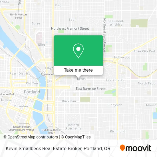 Kevin Smallbeck Real Estate Broker map