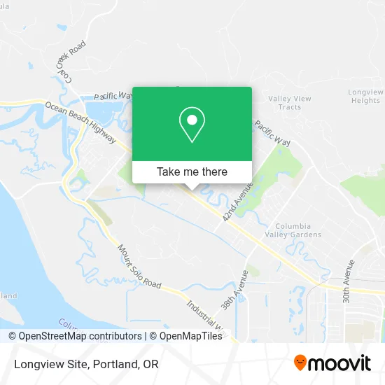 Longview Site map