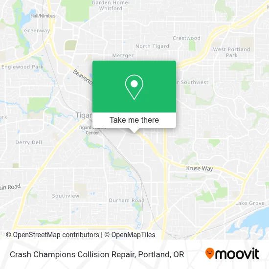 Crash Champions Collision Repair map