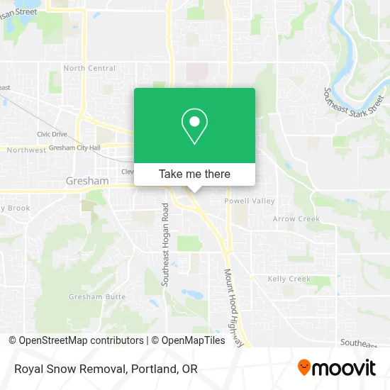 Royal Snow Removal map
