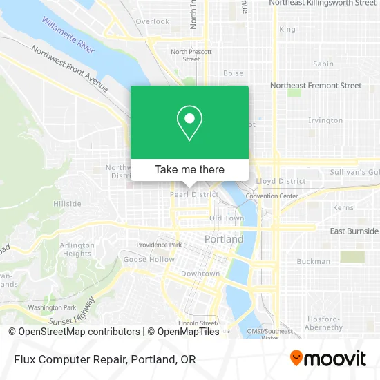 Flux Computer Repair map