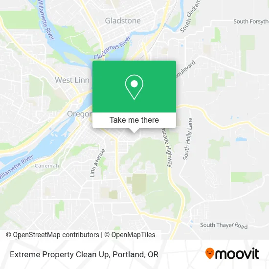 Extreme Property Clean Up map