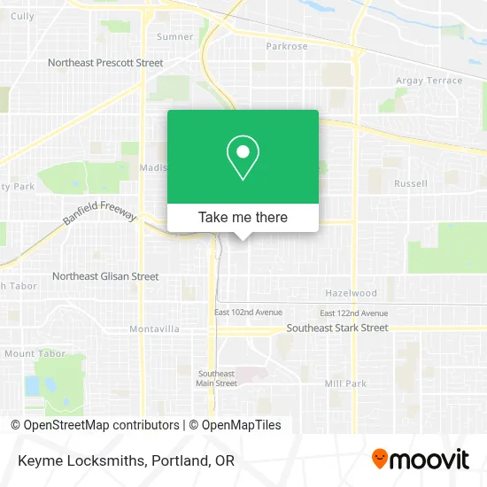 Keyme Locksmiths map